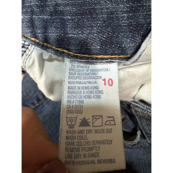 Tommy Hilfiger Women's 10 Low Rise Bootcut Jeans Stretch Medium Wash Denim - Picture 7 of 9